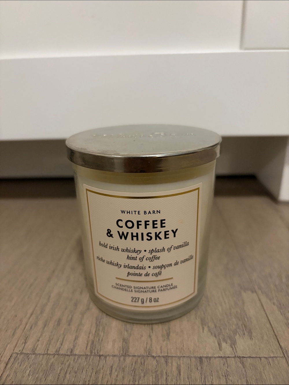 Bath and body worksWhite Barn Coffee & Whiskey single wick Candle(BRAND NEW)